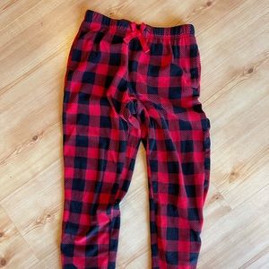 Buffalo plays girls fleece pj pants child large